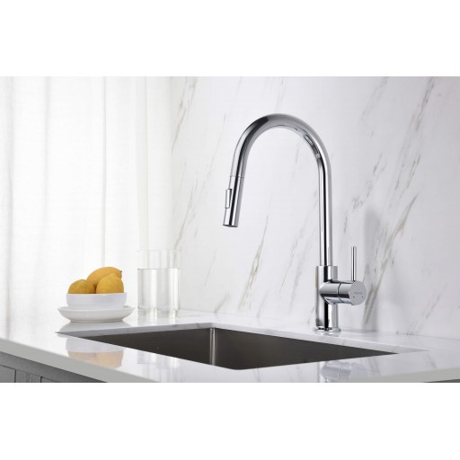 Смеситель для кухни AQUATEK Европа AQ1384CR однорычажный хром